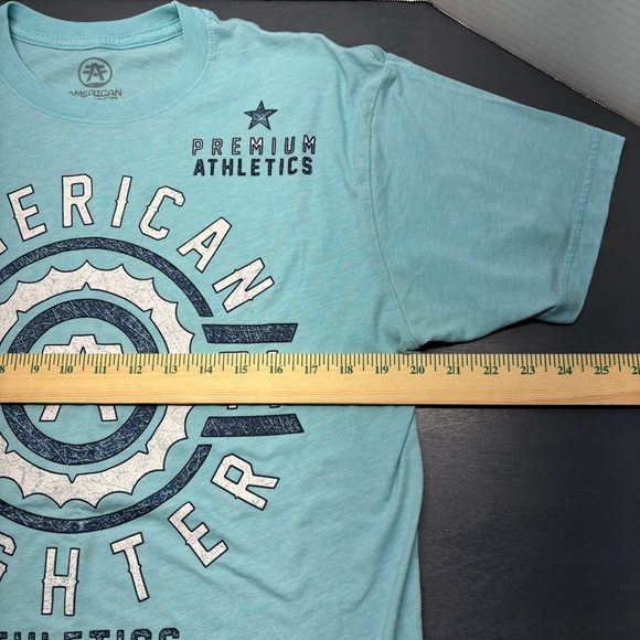 American Fighter Buckle 1974 Light Blue Training Division Premium  Sz XL - Picture 8 of 9